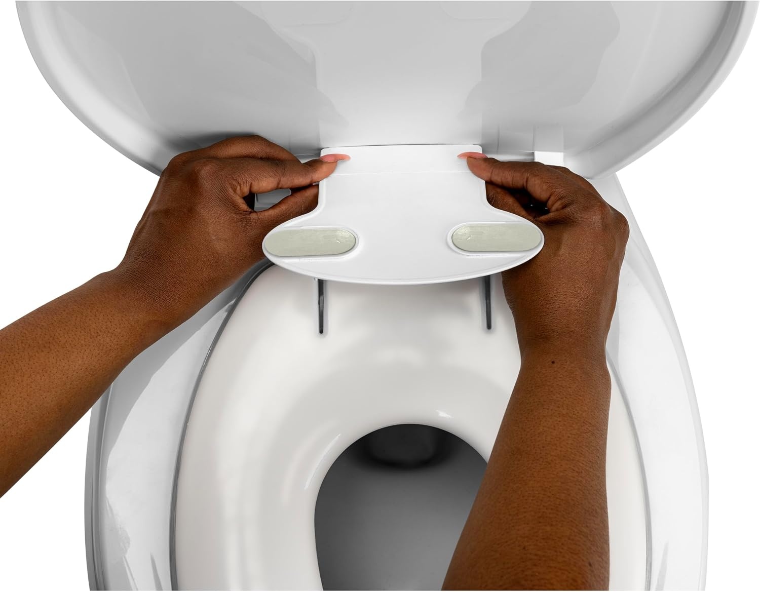 image:imageIngenuity Foldaway Travel Potty Training Seat with Storage Bag Folding amp Portable Toddler Potty Seat Easy OneHanded Open NonSlip GripFlip Sit Potty Seat Pack of 4
