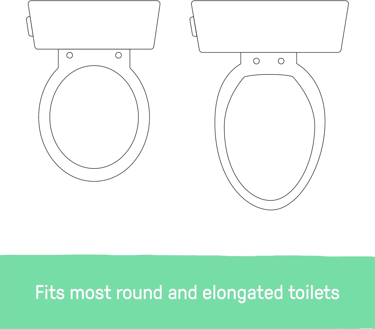 image:imageIngenuity Foldaway Travel Potty Training Seat with Storage Bag Folding amp Portable Toddler Potty Seat Easy OneHanded Open NonSlip GripFlip Sit Potty Seat 2 Pack