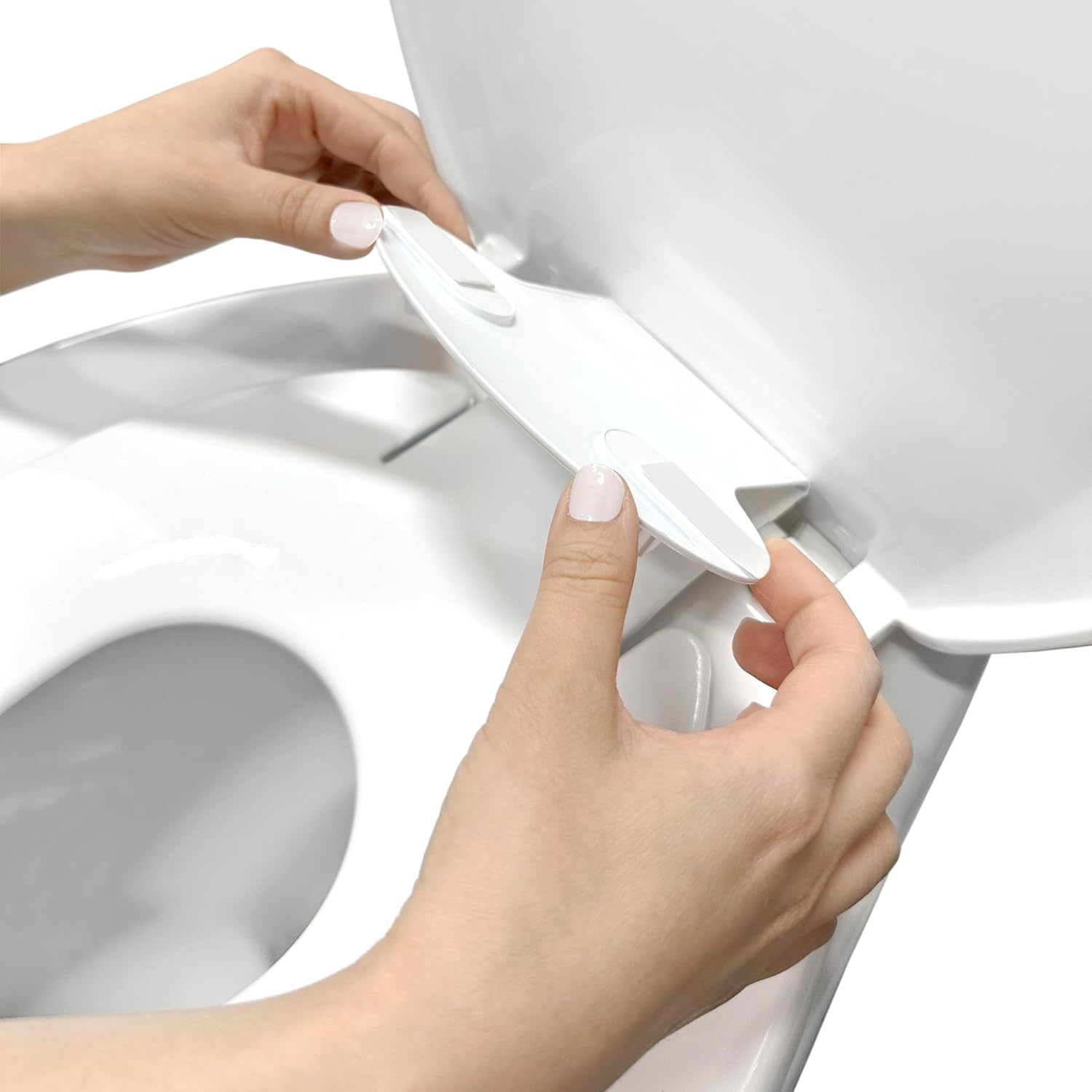 image:imageIngenuity Foldaway Travel Potty Training Seat with Storage Bag Folding amp Portable Toddler Potty Seat Easy OneHanded Open NonSlip GripFlip Sit Potty Seat Pack of 4