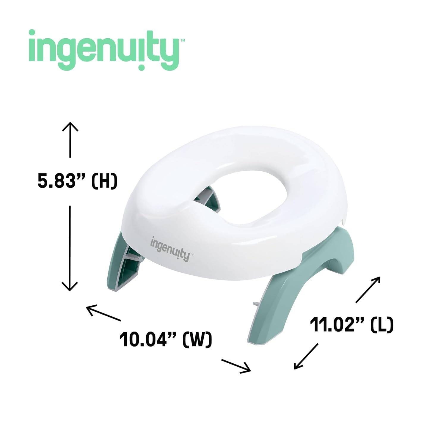 image:imageIngenuity Replacement Potty Liners 30 Count Disposable Travel amp Home Use LeakProof TieTop Bags for My Travel Potty and MoreTravel Potty
