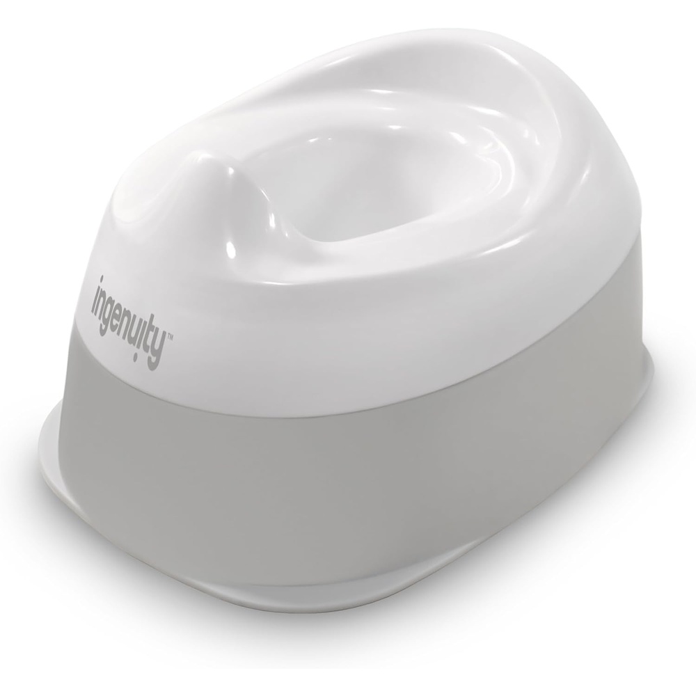 image:imageIngenuity Foldaway Travel Potty Training Seat with Storage Bag Folding amp Portable Toddler Potty Seat Easy OneHanded Open NonSlip GripReady Set Go Potty