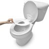 image:imageIngenuity Foldaway Travel Potty Training Seat with Storage Bag Folding amp Portable Toddler Potty Seat Easy OneHanded Open NonSlip GripFlip  Sit Potty Seat