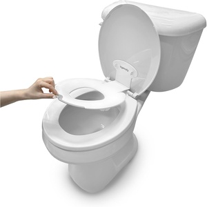 Ingenuity Foldaway Travel Potty Training Seat with Storage Bag, Folding & Portable Toddler Potty Seat, Easy One-Handed Open, Non-Slip Grip(Flip & Sit Potty Seat)